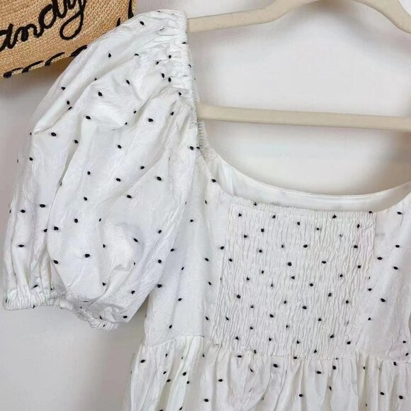 Moon River - paradise puff sleeve dress Size Small NWT - Picture 5 of 6